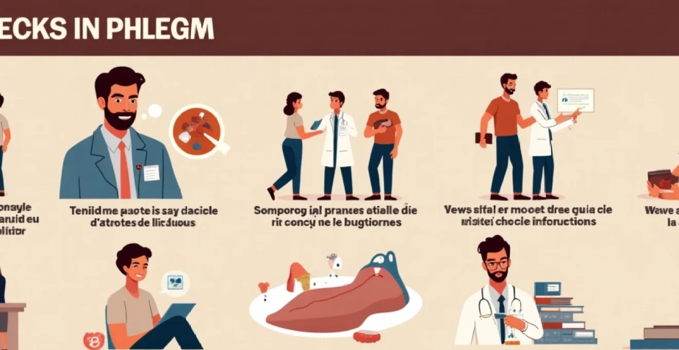 brown-specks-in-phlegm-causes