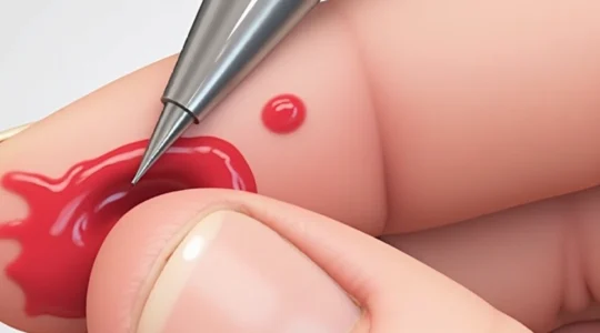 treating-blood-under-a-fingernail-after-injury